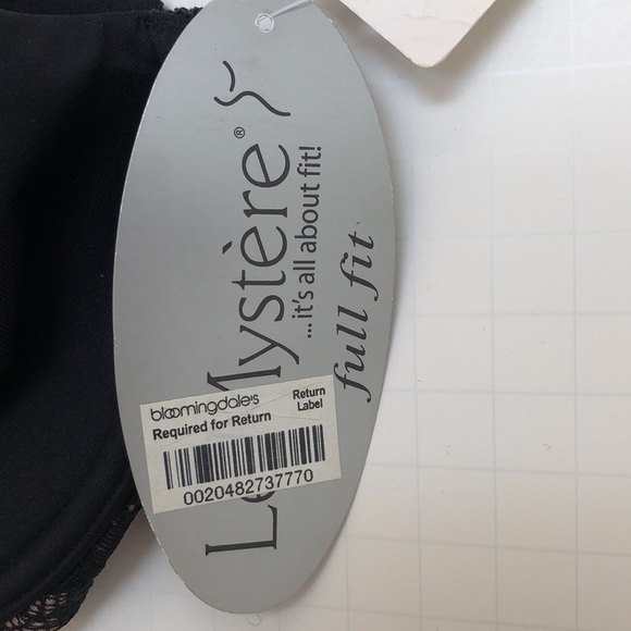 Le Mystere - Black lacy bra 34D - New With Tags - Picture 3 of 16